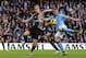 MANCHESTER, ENGLAND - NOVEMBER 11: Edin Dzeko of Manchester City scores his team's second goal during the Barclays Premier League match between Manchester City and Tottenham Hotspur at the Etihad Stadium on November 11, 2012 in Manchester, England. (Photo by Richard Heathcote/Getty Images)