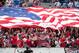 Jul 21, 2013; Baltimore, MD, USA; Fans of the United States hold up a flag during the game against El Salvador at M&T Bank Stadium. Mandatory Credit: Evan Habeeb-USA TODAY Sports
