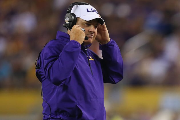 LSU Coach Les Miles Still Mum on Jeremy Hill's Status