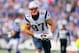 ORCHARD PARK, NY - SEPTEMBER 30: Rob Gronkowski #87 of the New England Patriots crosses the goal line for a touchdown against the Buffalo Bills at Ralph Wilson Stadium on September 30, 2012 in Orchard Park, New York.New England won 52-28. (Photo by Rick Stewart/Getty Images)