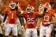 CLEMSON, SC - AUGUST 31: Roderick McDowell #25 of the Clemson Tigers celebrates after defeating the Georgia Bulldogs 38-35 at Memorial Stadium on August 31, 2013 in Clemson, South Carolina. (Photo by Streeter Lecka/Getty Images)