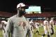 Aug 24, 2013; Miami Gardens, FL, USA; Tampa Bay Buccaneers cornerback Darrelle Revis (24) walks off the field after a game against the Miami Dolphins during the second half at Sun Life Stadium. Mandatory Credit: Steve Mitchell-USA TODAY Sports