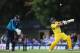 EDINBURGH, SCOTLAND - SEPTEMBER 03: Australia batsman Aaron Finch hits a boundary watched by Scotland keeper David Murphy during the One Day International between Scotland and Australia at the Grange on September 3, 2013 in Edinburgh, Scotland. (Photo by Stu Forster/Getty Images)