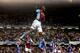 LONDON, ENGLAND - AUGUST 21: Christian Benteke of Aston Villa celebrates after scoring a goal to level the scores at 1-1 during the Barclays Premier League match between Chelsea and Aston Villa at Stamford Bridge on August 21, 2013 in London, England. (Photo by Scott Heavey/Getty Images)