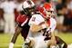 COLUMBIA, SC - OCTOBER 06: Aaron Murray #11 of the Georgia Bulldogs is sacked by Jadeveon Clowney #7 of the South Carolina Gamecocks at Williams-Brice Stadium on October 6, 2012 in Columbia, South Carolina. (Photo by Kevin C. Cox/Getty Images)