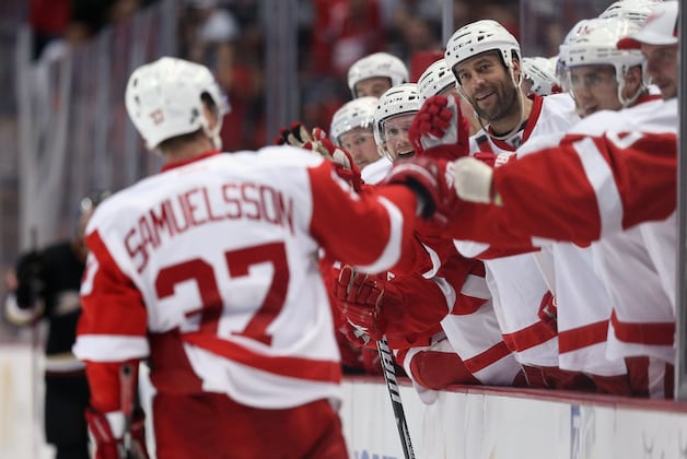 Wings' Mikael Samuelsson Ready to Fight for Job After 'Crazy' Wasted Season