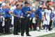 CINCINNATI, OH - AUGUST 29: Chuck Pagano the head coach of the Indianapolis Colts watches the game action during the preaseason game against the Cincinnati Bengals at Paul Brown Stadium on August 29, 2013 in Cincinnati, Ohio. (Photo by Andy Lyons/Getty Images)