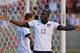 SANDY, UT - JUNE 18: Jozy Altidore #17 of the United States celebrates his goal against Honduras during the second half of an World Cup Qualifying March June 18, 2013 at Rio Tinto Stadium in Sandy, Utah. The USA beat Honduras 1-0. (Photo by George Frey/Getty Images)