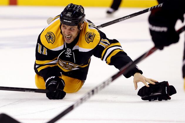 Gregory Campbell Back on the Ice with Bruins