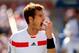 NEW YORK, NY - SEPTEMBER 05: Andy Murray of Great Britain reacts during his men's singles quarterfinal match against Stanislas Wawrinka of Switzerland on Day Eleven of the 2013 US Open at USTA Billie Jean King National Tennis Center on September 5, 2013 in the Flushing neighborhood of the Queens borough of New York City. (Photo by Elsa/Getty Images)