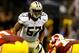 September 9, 2012; New Orleans, LA, USA; New Orleans Saints linebacker David Hawthorne (57) against the Washington Redskins during the second half of a game at the Mercedes-Benz Superdome. The Redskins defeated the Saints 40-32. Mandatory Credit: Derick E. Hingle-USA TODAY Sports