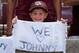 COLLEGE STATION, TX - AUGUST 31: Reese Atterberry shows his support for Texas A&M Aggies quarterback Johnny Manziel during the game against the Rice Owls at Kyle Field on August 31, 2013 in College Station, Texas. (Photo by Scott Halleran/Getty Images)