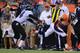 This happened to Corey Graham and other members of the Ravens defense repeatedly on Thursday night.