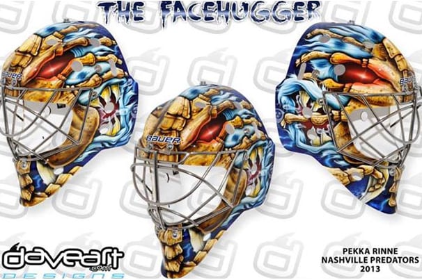 Image: Rinne Unveils 'Facehugger' Mask