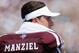 COLLEGE STATION, TX - AUGUST 31: Johnny Manziel #2 of the Texas A&M Aggies waits near the bench during the second quarter of the game against the Rice Owls at Kyle Field on August 31, 2013 in College Station, Texas. (Photo by Scott Halleran/Getty Images)