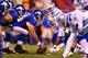 EAST RUTHERFORD, NJ - SEPTEMBER 05: Center David Baas #64 of the New York Giants lines up under center against the Dallas Cowboys during the 2012 NFL season opener at MetLife Stadium on September 5, 2012 in East Rutherford, New Jersey. (Photo by Al Bello/Getty Images)