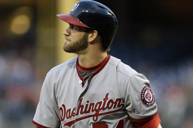 Harper Scratched at the Last Minute vs. Marlins