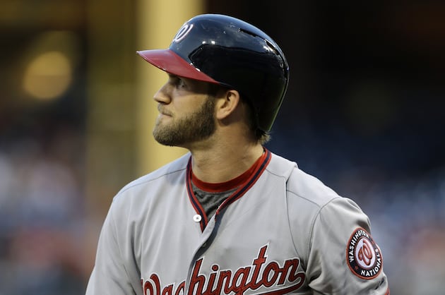 Bryce Harper Flying Back to Washington for Tests on 'aggravated' Left Hip