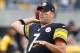 PITTSBURGH, PA - AUGUST 24: Ben Roethlisberger #7 of the Pittsburgh Steelers warms up prior to the game Kansas City Chiefs on August 24, 2013 at Heinz Field in Pittsburgh, Pennsylvania. (Photo by Justin K. Aller/Getty Images)
