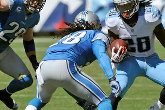 Bill Bentley dropped a four sure interception in the second quarter.
