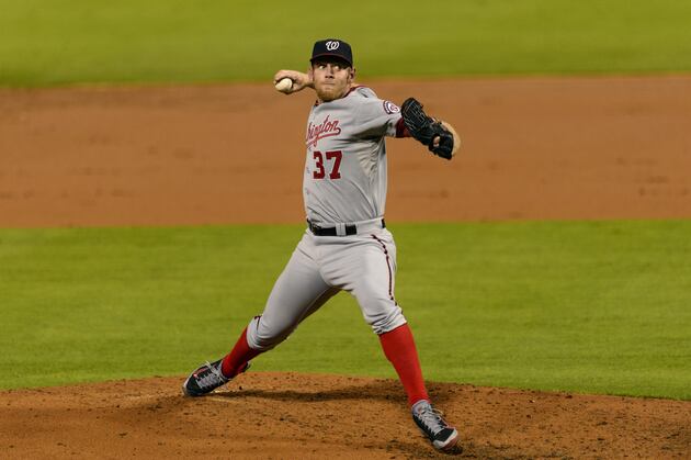 Strasburg Shaky Early, but Nationals Win 6-4