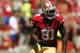 Sep 8, 2013; San Francisco, CA, USA; San Francisco 49ers wide receiver Anquan Boldin (81) warms up before the start of the game against the Green Bay Packers at Candlestick Park. Mandatory Credit: Cary Edmondson-USA TODAY Sports