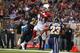 ST. LOUIS, MO - SEPTEMBER 8: Janoris Jenkins #21 and Rodney McLeod #23 both of the St. Louis Rams break up a pass intended for Larry Fitzgerald #11 of the Arizona Cardinals at the Edward Jones Dome on September 8, 2013 in St. Louis, Missouri. (Photo by Dilip Vishwanat/Getty Images)