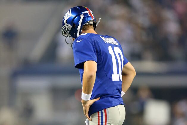 Eli's Latest Rally Falls Just Short in Dallas