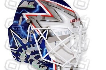 First Look: Henrik Lundqvist's Awesome New Goalie Mask
