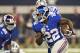 ARLINGTON, TX - SEPTEMBER 8: David Wilson #22 of the New York Giants runs the ball against the Dallas Cowboys at AT&T Stadium on September 8, 2013 in Arlington, Texas. The Cowboys defeated the Giants 31-36. (Photo by Wesley Hitt/Getty Images)