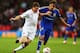 LONDON, ENGLAND - SEPTEMBER 11: James Milner of England holds off Denis Garmash of Ukraine during the FIFA 2014 World Cup Group H qualifying match between England and Ukraine at Wembley Stadium on September 11, 2012 in London, England. (Photo by Clive Mason/Getty Images)