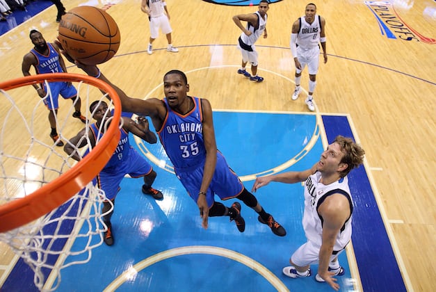 Durant Should Learn Post Moves from Dirk Nowitzki, Not Hakeem Olajuwon