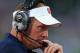 EVANSTON, IL - SEPTEMBER 07: Head coach Scott Shafer of the Syracuse Orange watches as his team takes on the Northwestern Wildcats at Ryan Field on September 7, 2013 in Evanston, Illinois. Northwestern defeated Syracuse 48-27. (Photo by Jonathan Daniel/Getty Images)