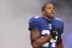 EAST RUTHERFORD, NJ - DECEMBER 05: Terrell Thomas #24 of the New York Giants is introduced against the Washington Redskinson December 5, 2010 at The New Meadowlands Stadium in East Rutherford, New Jersey. (Photo by Al Bello/Getty Images)