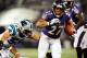 Aug 22, 2013; Baltimore, MD, USA; Baltimore Ravens running back Ray Rice (27) eludes the tackle of Carolina Panthers linebacker Luke Kuechly (59) at M&T Bank Stadium. Mandatory Credit: Evan Habeeb-USA TODAY Sports