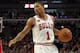 CHICAGO, IL - MAY 26: Derrick Rose #1 of the Chicago Bulls runs the offense against the Miami Heat in Game Five of the Eastern Conference Finals during the 2011 NBA Playoffs on May 26, 2011 at the United Center in Chicago, Illinois. NOTE TO USER: User expressly acknowledges and agrees that, by downloading and or using this photograph, User is consenting to the terms and conditions of the Getty Images License Agreement. (Photo by Mike Ehrmann/Getty Images)
