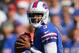 ORCHARD PARK, NY - SEPTEMBER 08: EJ Manuel #3 of the Buffalo Bills looks to pass against the New England Patriots at Ralph Wilson Stadium on September 8, 2013 in Orchard Park, New York. New England won 23-21. (Photo by Rick Stewart/Getty Images)