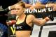 Feb 23, 2013; Anaheim, CA, USA; Ronda Rousey gets ready for her UFC women's world bantamweight championship bout against Liz Carmouche at the Honda Center. Rousey won in the first round. Mandatory Credit: Jayne Kamin-Oncea-USA TODAY Sports