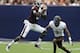 HOUSTON, TX - AUGUST 31: De'Runnya Wilson #81 of the Mississippi State Bulldogs makes a catch infront of Ra'Shaad Samples #1 of the Oklahoma State Cowboys at Reliant Stadium on August 31, 2013 in Houston, Texas. (Photo by Bob Levey/Getty Images)