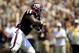 Aug 31, 2013; College Station, TX, USA; Texas A&M Aggies running back Tra Carson (21) rushes against the Rice Owls during the first quarter at Kyle Field. Mandatory Credit: Thomas Campbell-USA TODAY Sports