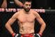 Aug 28, 2013; Indianapolis, IN, USA; Carlos Condit (pictured) fights Martin Kampmann during UFC Fight NIght 27 at Bankers Life Fieldhouse. Mandatory Credit: Pat Lovell-USA TODAY Sports
