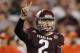 COLLEGE STATION, TX - SEPTEMBER 07: Johnny Manziel #2 of the Texas A&M Aggies calls out a play in the third quarter against the Sam Houston State Bearkats at Kyle Field on September 7, 2013 in College Station, Texas. (Photo by Bob Levey/Getty Images)