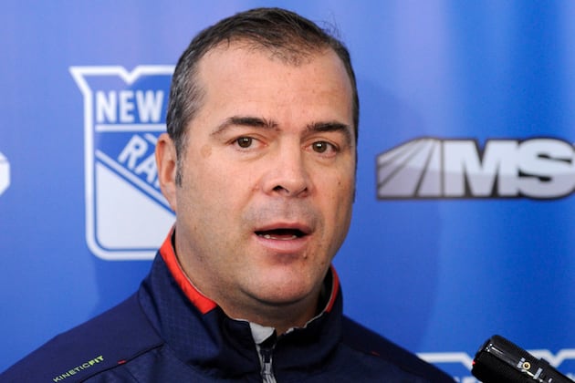 Vigneault and Rangers Emphasize 'Clean Slate'