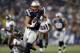 Aug 16, 2013; Foxborough, MA, USA; New England Patriots tight end Zach Sudfeld (44) is tackled by Tampa Bay Buccaneers safety Keith Tandy (37) during the second quarter at Gillette Stadium. Mandatory Credit: Greg M. Cooper-USA TODAY Sports