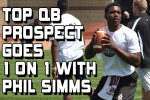 Phil Simms Goes 1-on-1 with Top QB Prospect