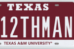 A&M Fan Buys License Plate Rights for $115K
