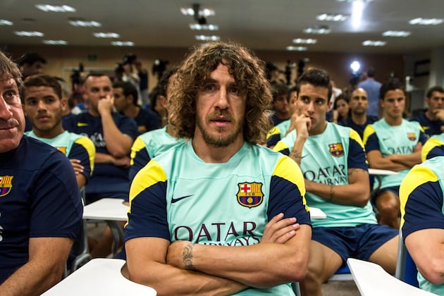 Carles Puyol Nearing Full Training Comeback