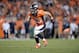 Sep 5, 2013; Denver, CO, USA; Denver Broncos wide receiver Wes Welker (83) runs a route during the game against the Baltimore Ravens at Sports Authority Field at Mile High. The Broncos defeated the Ravens 49-27. Mandatory Credit: Ron Chenoy-USA TODAY Sports