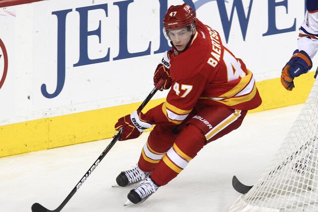 Baertschi Hoping to Find Stride at Flames Camp
