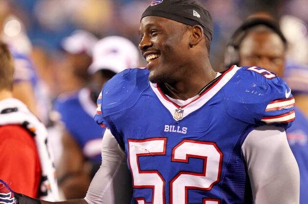 Arthur Moats Fined for Face-Mask Call